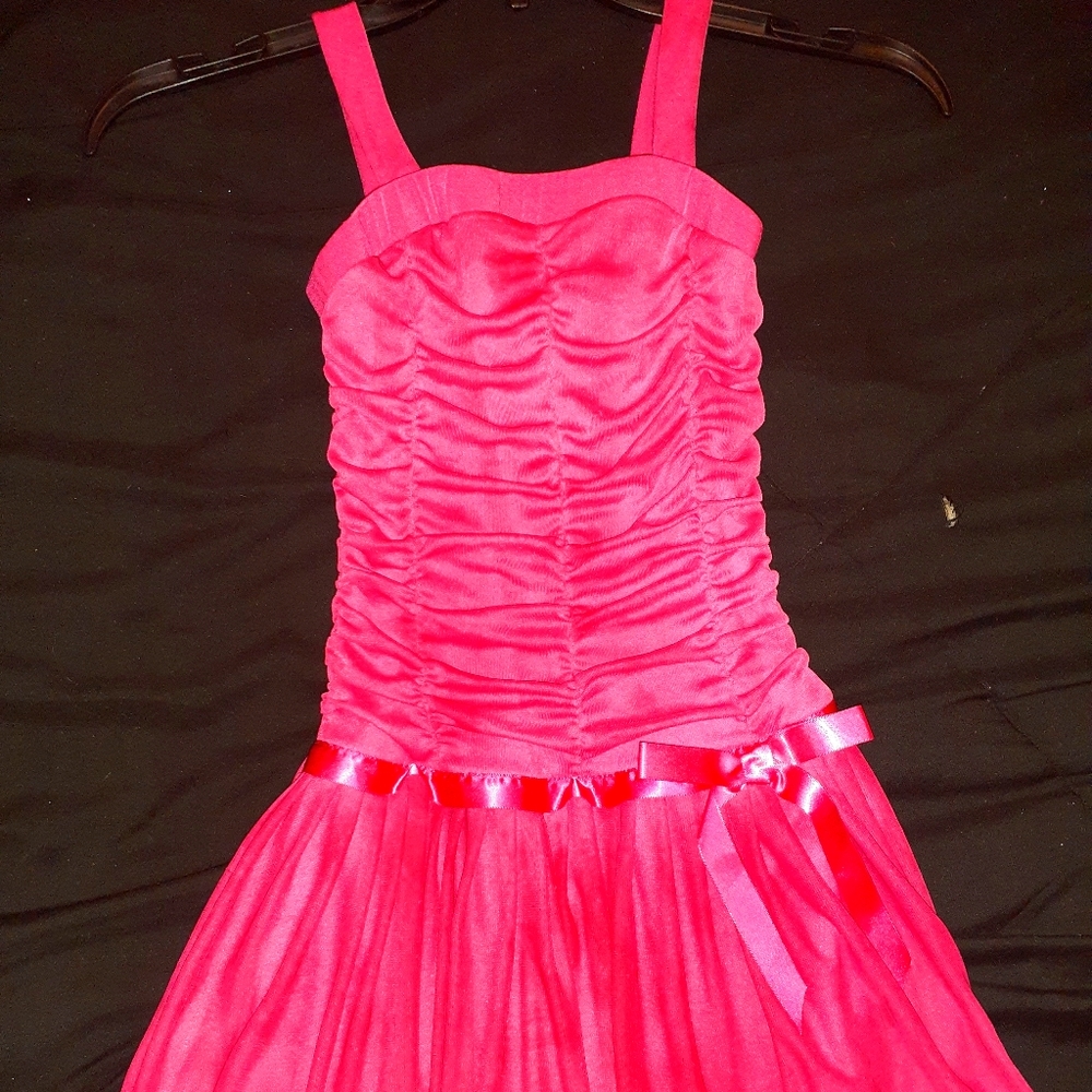 Girls' Hot Pink Dress